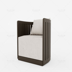 Luxo customizável alumínio jardim mobiliário mesa cadeira conjunto almofada impermeável para Outdoor Hotel Villa pátio Park jantar - Product Image 4