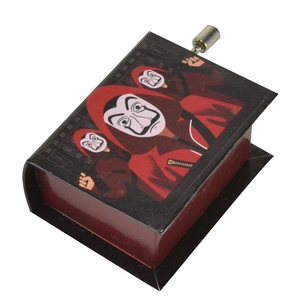 Carillon a Manovella Personalizzato a Forma di Libro La <span class=keywords><strong>Casa</strong></span> <span class=keywords><strong>De</strong></span> <span class=keywords><strong>Papel</strong></span>, Giocattolo Musicale per Regali di Compleanno, Vendita all'Ingrosso - Product Image 3