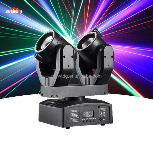 The New Product Dual-arm Warship Beam Light Mini Mobile Head Laser Light with an Aperture
