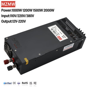 MZMW 12V 24V 48V 72V 110V 200V 300V 20A 40A 60A 120A 1000W 1200W 1500W 2000W産業用Smps AC DCスイッチングモード電源 - Product Image 1