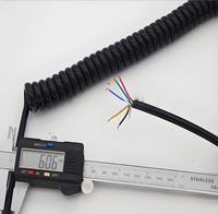Câble Kai Mei RVUT 16 AWG, conducteur en cuivre à 6 brins, isolation PVC/TPE, spirale télescopique, haute élasticité, plage de température -30 +105