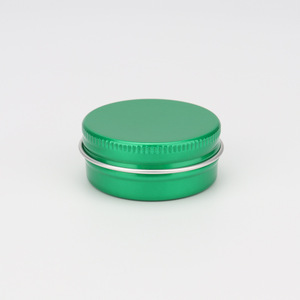 Boîte <span class=keywords><strong>de</strong></span> rangement <span class=keywords><strong>en</strong></span> aluminium ronde verte <span class=keywords><strong>de</strong></span> 15g/15ml, petite, anti-rouille, scellée, pour DIY, baume, capsules, médicaments, sous-emballage - Product Image 5