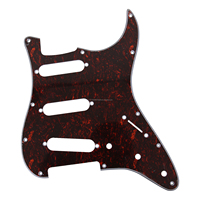 Offre Spéciale de haute qualité ST SSS guitare électrique chargé pré-câblé Pickguard ramassage panneau métallique ramassage tortue rouge