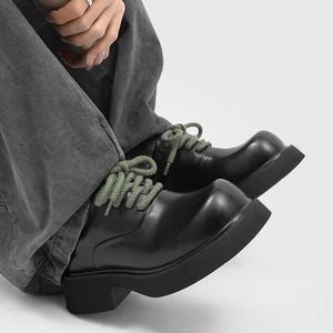 Nouvelle Arrivée 2026 – Chaussures Derby Homme à Semelle Épaisse Noires – Décontractées, Tendance, Confortables, Durables et Élégantes - Product Image 4