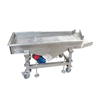 Machine de tamisage vibrant linéaire à mailles en acier inoxydable de marque Zhonghao, sortie directe d'usine, moteur 380V, pour l'industrie alimentaire