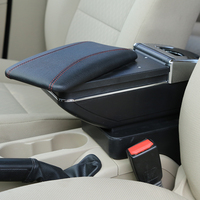 Boîte d'accoudoir de console de voiture, repose-bras réglable en hauteur, coussin de confort pour le coude, universel