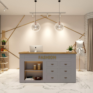 Màu Hồng Dễ Thương Quầy Lễ Tân Cửa Hàng Quầy Tiền Mặt Cửa Hàng Quần Áo Trẻ Em Cửa Hàng Quà Tặng Hiển Thị Tinh Tế - Product Image 4