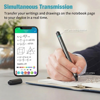 Cuaderno A5 Sincronizado en la Nube con Set de Escritura Inteligente de Digitalización Manuscrita y Lápiz Óptico Activo de Hojas Sueltas con Cubierta de Papel