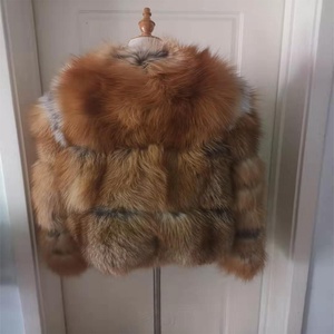 Cappotto in Vera <span class=keywords><strong>Pelliccia</strong></span> di <span class=keywords><strong>Volpe</strong></span> 2019, Giacca Morbida in Vera <span class=keywords><strong>Pelliccia</strong></span> di <span class=keywords><strong>Volpe</strong></span>, Vendita all'Ingrosso - Product Image 4