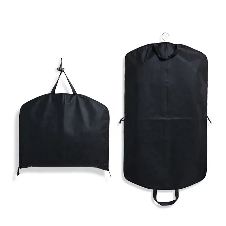 Sac de voyage en tissu Non tissé, rangement pour vêtements, avec poignées à fermeture éclair, pliable pour costumes, sacs de vêtements personnalisés, vente en gros