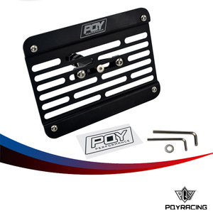 Support de plaque d'immatriculation en alliage d'aluminium Fly pour BMW E 2008-2012, montage multi-angles - Product Image 5