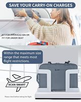 40L Sac à dos unisexe imperméable Weekender Port USB extensible Vol approuvé pour les voyages d'affaires Sac à dos pour ordinateur portable