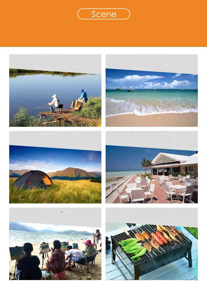 2024 barato promocional portátil premium picnic ocio adulto al aire libre playa camping plegable pesca Luna silla