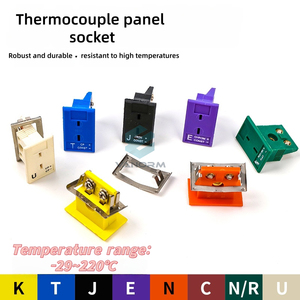 Conector de Termopar Mini Tipo VANORM MPJ-K/T/<span class=keywords><strong>J</strong></span>/E/R/S/U, Hembra para Panel, Clasificación IP65, Resolución de 0.1°C, Bajo Costo, Compatible con OEM/ODM - Product Image 4