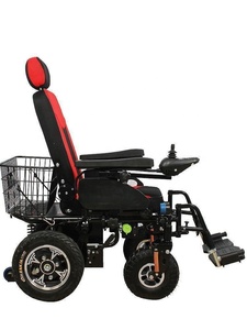 Silla de Ruedas Eléctrica con Operación de Manivela Manual para Personas Mayores con Movilidad Reducida, Silla de Ruedas de Movilidad Asistida - Product Image 4