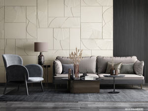 Intaglio fatto a mano su misura 3d con motivo testurizzato pannello da parete impermeabile in pelle con rivestimento in tessuto interno decorativo <span class=keywords><strong>per</strong></span> la casa - Product Image 4