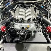 Kit de tuyauterie d'intercooler turbo noir ZMR Nissan GTR R35, tuyau d'admission d'air haute performance, pièces de mise à niveau du moteur, garantie 12 mois