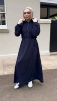 Robe Abaya décontractée à capuche Mexizo pour femmes musulmanes, mode islamique de Dubaï, longue robe maxi