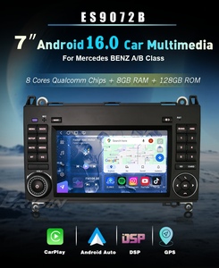 Autoradio Android 16 de 8GB con pantalla de 9 pulgadas para Mercedes Clase A/B W169 W245 Sprinter Viano <span class=keywords><strong>Vito</strong></span>, CarPlay, GPS, Navi, DSP, 4G, ES9091V - Product Image 2