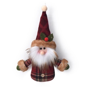 Handmade Retro <b>Christmas</b> Tree Decorations Hanging Ornaments with Santa Claus Snowman & Reindeer Gifts and Toys - Product Image 6