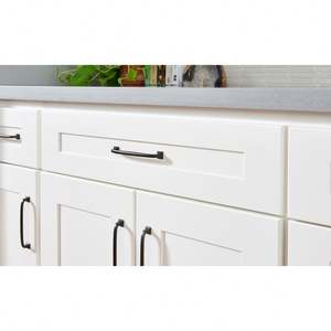 Armoire de cuisine modulaire de style américain personnalisée, îlot de cuisine blanc, armoire murale, garde-manger complet, armoire de rangement pour villa - Product Image 4