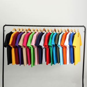 High Quality Wholesale 100% Cotton T-<b>Shirts</b> for Men Eco-Friendly 210g Oversized Plain Custom Silk Screen Printing Black T-<b>Shirt</b> - Product Image 2