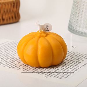 Pumpkin Fragrance Handmade <b>Wax</b> Merchandise Realize Indoor Party Setup and Retail Festive Arrangement Styling Candles - Product Image 3