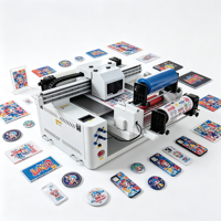 Imprimante UV 6090 pour films A et B, imprimante d'étiquettes automatique grand format rouleau-à-rouleau, impression couleur, AC 220V