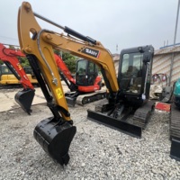 Miniexcavadora Sany SY35U de 3.5 Toneladas en Venta, Excavadora Usada con Motor Yanmar Original, Pocas Horas de Trabajo, Disponible en Stock