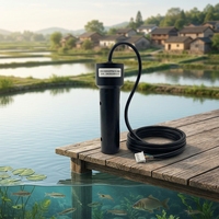 HANZ 2026 Nouvelle Version Capteur de Qualité de l'Eau Immersible IIC 4-20mA RS485 UART Sortie Dioxyde de Carbone Dissous CO2 ABS