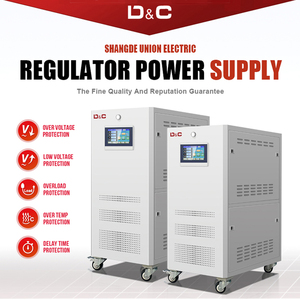 ZBW-50KVA 380V <span class=keywords><strong>AC</strong></span> LCD thông minh tự động không tiếp xúc 50Hz 60Hz relay điều khiển điện áp ổn định điều chỉnh ba giai đoạn 380V <span class=keywords><strong>AC</strong></span> - Product Image 3