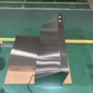 Hotte de cuisine encastrée en acier inoxydable de 48 pouces, 2000 m³/h, avec filtre à déflecteur, conduit de cheminée, 3 vitesses, double moteur, écran tactile numérique - Product Image 4