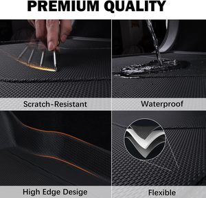 Alfombrillas de Coche de Cuero Impermeables Personalizadas de Lujo en 3D para Dodge Grand <span class=keywords><strong>Caravan</strong></span>, Juego Completo Universal - Product Image 4