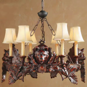 Araña de cabeza de <span class=keywords><strong>lobo</strong></span> múltiple, luces colgantes de cuerda de cáñamo Natural con protector de jaula para almacén, accesorio de lámpara colgante de Granero - Product Image 6