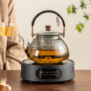 Чайник из боросиликатного стекла с фильтром, 1200 мл - Product Image 1