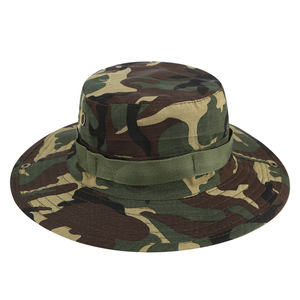 Gorra de sol Uv para hombre, sombrero de pescador con ala grande, Camuflaje verde militar, cuerda a prueba de viento, transpirable, para invierno - Product Image 6