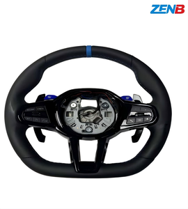 Volant en cuir texturé noir de haute qualité adapté aux <span class=keywords><strong>BMW</strong></span> G20 G30 G38 G06 G12 G08 G26 G42 G11 G80 - Product Image 3