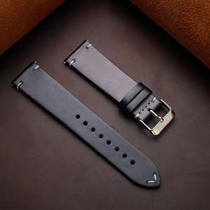 Cinturino orologio in vera <span class=keywords><strong>pelle</strong></span> cerato a olio di lusso da 18mm-24mm cinturino orologio in <span class=keywords><strong>pelle</strong></span> bovina Vintage italiano che cambia colore - Product Image 4