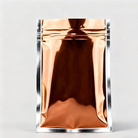 Quantité minimale de commande bas 10 pièces tailles personnalisées et impression sac à fermeture éclair debout réutilisable recyclable pour la nourriture ou les cosmétiques