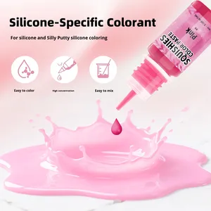 Concentré de silicone colorant acide haute transparence 24 couleurs 5ml, inodore, facile à mélanger, colle UV spéciale pour moules, fabriqué en Chine - Product Image 2