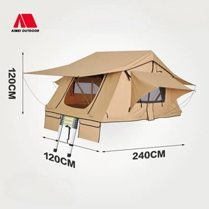 Tente <span class=keywords><strong>de</strong></span> toit pliable pour camping, tout-terrain, SUV, voiture, camping en plein air, entièrement automatique, pour voyages en autonomie - Product Image 2