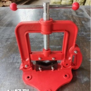 <b>Bench</b> Vise Heavy Duty Tripod Base Serrated Jaw Industrial Pipe Cutting <b>Tool</b> 2.3.4 Specification - Product Image 3