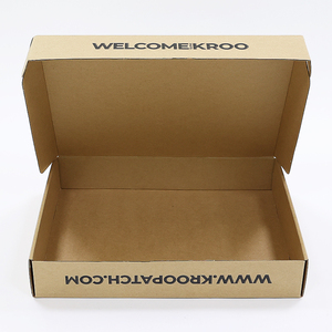 Kotak pengiriman coklat buatan khusus kotak pengiriman pakaian kosmetik Laptop kotak pengiriman Mailer kosmetik cetak sesuai pesanan - Product Image 3