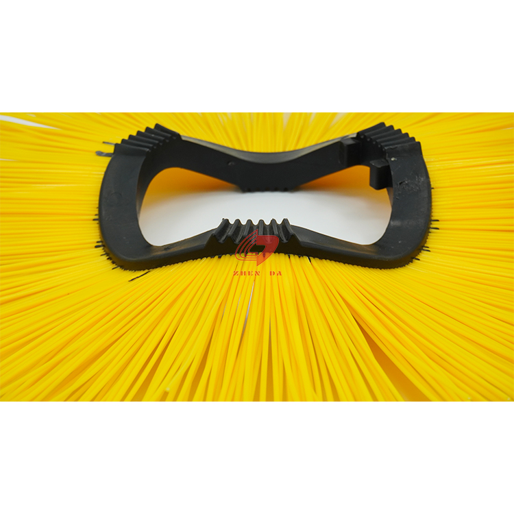 Customized Plastic Material Street Sweeper Brush For Road Cleaning
