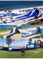 Grand toboggan gonflable à bas prix, toboggan gonflable géant pour adulte