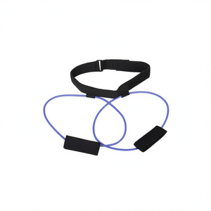 Blue-Black 6*10*1000MM Waist Trainer <b>Belt</b> 30 Lbs <b>Exercise</b> Bands - Product Image 1