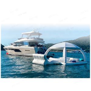 Plataforma Flotante Inflable para Juegos Acuáticos, de PVC/Vinilo, Color y Tamaño Personalizables, para Uso Comercial, <span class=keywords><strong>Residencial</strong></span> y en Resorts, para Exteriores - Product Image 3