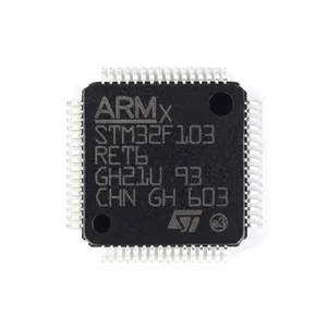 Microcontrôleur 32 bits HXC STM32F103RET6 LQFP64 STM32F103RET STM32F103 STM32F103RET6 - Product Image 1