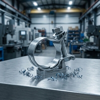 Prix de gros usine – Collier de serrage en O réglable en acier galvanisé inoxydable de haute qualité, personnalisable, support Bakaka