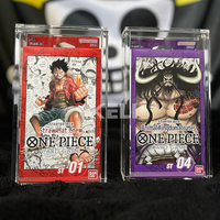 Boîte en acrylique transparent avec couvercle magnétique Booster Vitrine pour jeu de cartes Starter Deck Acrylique Case (ST01-09, 11)